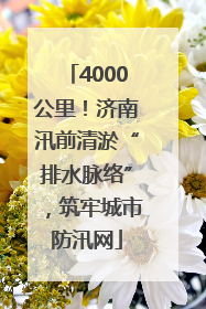 4000公里！济南汛前清淤“排水脉络”，筑牢城市防汛网