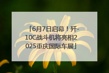 6月7日启幕！歼-10C战斗机将亮相2025重庆国际车展